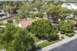 aerial view to show more about virtue recovery chandler and their grounds